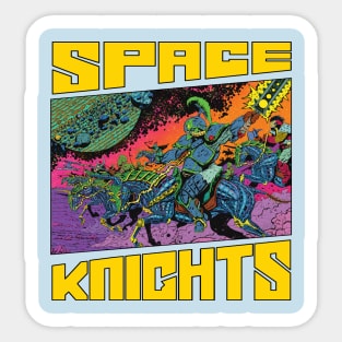 Ride 'em Space Knight! Sticker